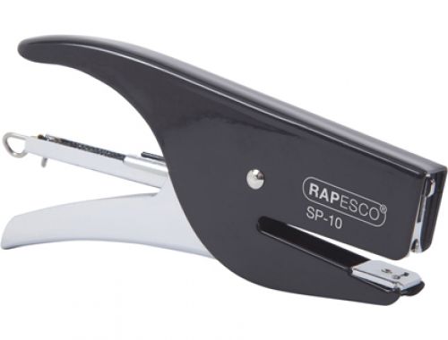 Agrafador rapesco alicate sp-64 capacidade 12 folhas usa agrafes 21/4 cor preto , Rapesco , 155351 , 